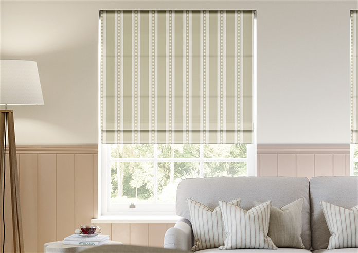 The British Stripe Co. Edgar, Dover No.1 - Twist&Fit Roman Blind - Image 3